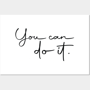 you can do it Typographic design Posters and Art